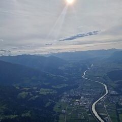 Flugwegposition um 14:41:55: Aufgenommen in der Nähe von Gemeinde Weer, Österreich in 2189 Meter
